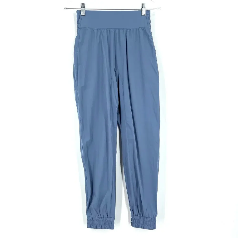 Halara High Waisted Casual‎ Jogger Pants Troposphere Blue XS NWT